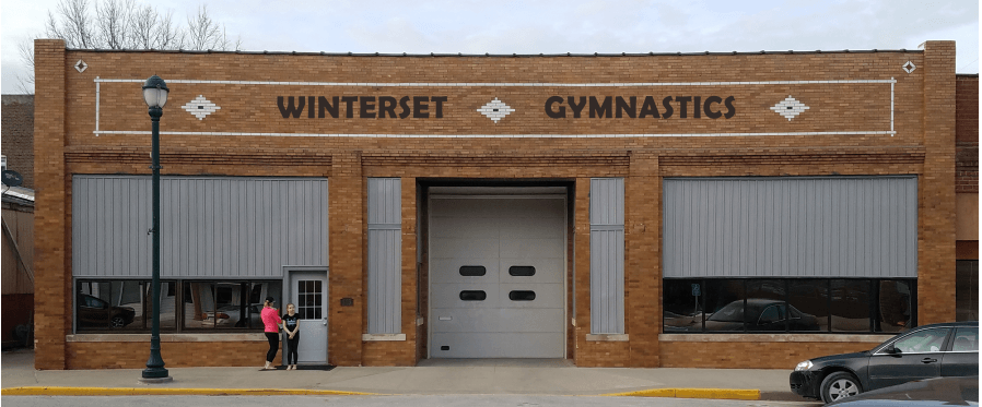 Winterset Gymnastics outdoor sign mock-up